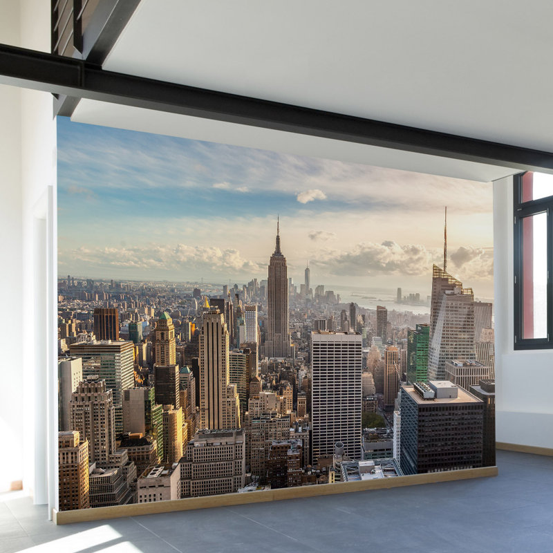Walls Need Love New York Skyline Wall Mural & Reviews Wayfair
